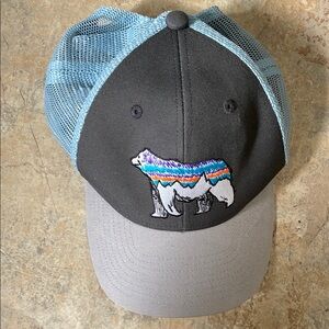 Patagonia trucker hat bear logo
